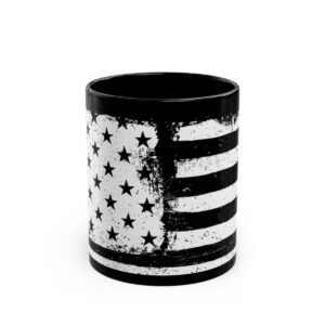 American Flag Black Mug (11oz, 15oz)